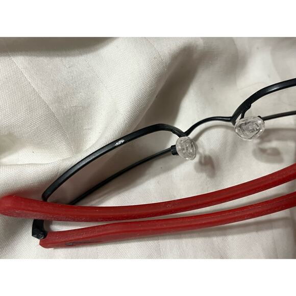 Nike With Flexon kids 4633 247 47-16-130 Red Full Rim Eyeglasses Frame Only - Picture 10 of 11